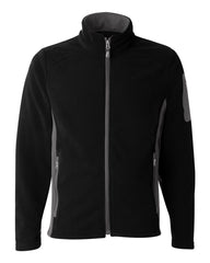 Colorado Clothing - Colorblocked Full-Zip Microfleece Jacket - 5295 Black/city_grey