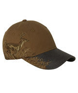 3200 Dri Duck Wildlife Cap Run Buck Saddle Brown Canvas