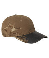 3200 Dri Duck Wildlife Cap Mallard Saddle Brown Canvas