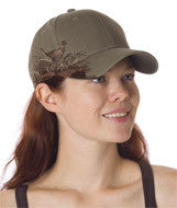 3200 Dri Duck Wildlife Cap Solid Pheasant/ Taupe