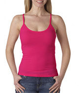 325 Anvil Ladies' Lightweight Junior Fit Spaghetti Strap Tank Hot Pink