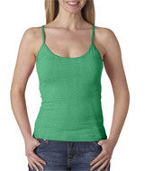 325 Anvil Ladies' Lightweight Junior Fit Spaghetti Strap Tank Heather Green
