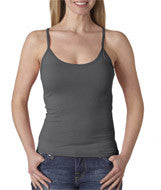 325 Anvil Ladies' Lightweight Junior Fit Spaghetti Strap Tank Charcoal