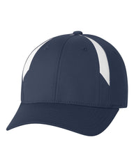 Flexfit - Double Twill Cut &amp; Sew Cap - 6595 Navy/_white