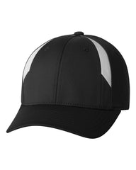 Flexfit - Double Twill Cut &amp; Sew Cap - 6595 Black/_white