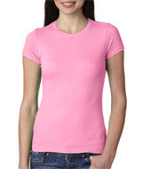 3300L Next Level The Perfect Tee Neon Heather Pink (60/40)