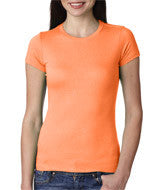 3300L Next Level The Perfect Tee Neon Heather Orange (60/40)