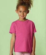 3301J Rabbit Skins Juvenile Jersey T-Shirt Hot Pink