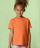 3301J Rabbit Skins Juvenile Jersey T-Shirt Cantaloupe