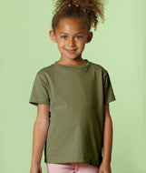 3301J Rabbit Skins Juvenile Jersey T-Shirt Military Green