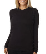 3301L Next Level The Long-Sleeve Crew Black