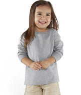 3302 Rabbit Skins Toddler Fine Jersey Long Sleeve T-Shirt Heather