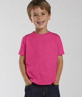 3305 Rabbit Skins Toddler Vintage Fine Jersey T-Shirt Vintage Hot Pink