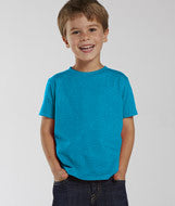 3305 Rabbit Skins Toddler Vintage Fine Jersey T-Shirt Vintage Turquoise