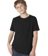 3310 Next Level Boys' Premium Short-Sleeve Crew Black