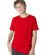 3310 Next Level Boys' Premium Short-Sleeve Crew Red