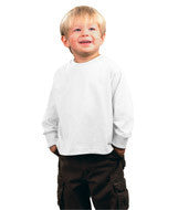 3311 Rabbit Skins Toddler Jersey Long-Sleeve T-Shirt White