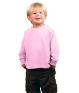 3311 Rabbit Skins Toddler Jersey Long-Sleeve T-Shirt Pink