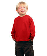 3311 Rabbit Skins Toddler Jersey Long-Sleeve T-Shirt Red