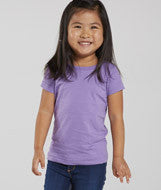 3316 Rabbit Skins Rabbit Skins Toddler Girls' Fine Jersey Longer Length T-Shirt Lavender
