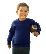 3317 Rabbit Skins Toddler/Juvenile Crew Neck Fleece Navy