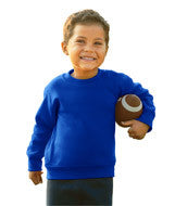 3317 Rabbit Skins Toddler/Juvenile Crew Neck Fleece Royal