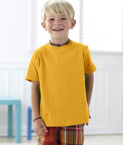 3321 Rabbit Skins Toddler Fine Cotton Jersey T Shirt Gold