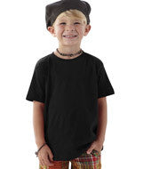 3321 Rabbit Skins Rabbit Skins Toddler Fine Jersey T-Shirt Black