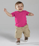 3322 Rabbit Skins Rabbit Skins Infant Fine Jersey T-Shirt Hot Pink