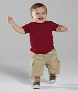 3322 Rabbit Skins Rabbit Skins Infant Fine Jersey T-Shirt Garnet