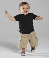 3322 Rabbit Skins Rabbit Skins Infant Fine Jersey T-Shirt Black