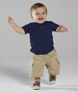 3322 Rabbit Skins Rabbit Skins Infant Fine Jersey T-Shirt Navy