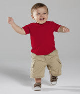 3322 Rabbit Skins Rabbit Skins Infant Fine Jersey T-Shirt Red