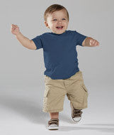 3322 Rabbit Skins Rabbit Skins Infant Fine Jersey T-Shirt Indigo