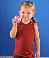 3324 Rabbit Skins Toddler V-Neck Racer Back Tank Garnet