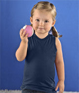 3324 Rabbit Skins Toddler V-Neck Racer Back Tank Navy