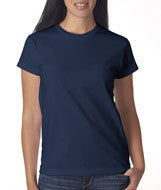 3325 Bayside Ladies' Short-Sleeve Tee Navy