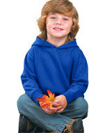 3326 Rabbit Skins Toddler Hooded Pullover Fleece with Pockets Royal