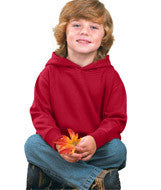 3326 Rabbit Skins Toddler Hooded Pullover Fleece with Pockets Garnet