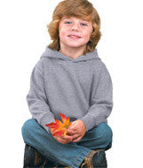 3326 Rabbit Skins Toddler Hooded Pullover Fleece with Pockets Heather (60/40)