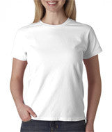 3333 Chouinard Ladies' Garment-Dyed Ring-Spun Cotton Tee White DirDye