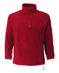 FeatherLite - Moisture Resistant Microfleece Quarter-Zip Jacket - 3351 American_red