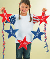 3376 Code V Toddler Jersey Stars & Stripes Tee White/ Flag