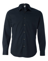 Calvin Klein - Slim Fit Cotton Stretch Striped Shirt - 13CK020 Navy/_white