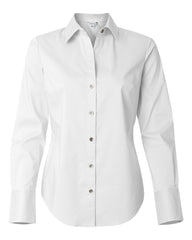 Calvin Klein - Ladies' Cotton Stretch Shirt - 13CK018 White