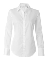 Calvin Klein - Ladies' Pure Finish Cotton Shirt - 13CK028 White
