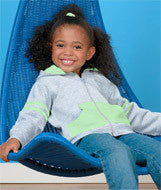 3396 Rabbit Skins Toddler Stripe Hoodie Heather/ Mint
