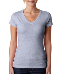 3400L Next Level The Sporty V Heather Grey (90/10)