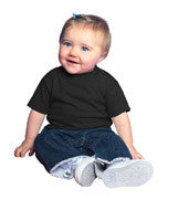 3401 Rabbit Skins Infant Jersey T-Shirt Black