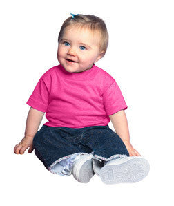 3401 Rabbit Skins Infant T Shirt Raspberry Sorbet
